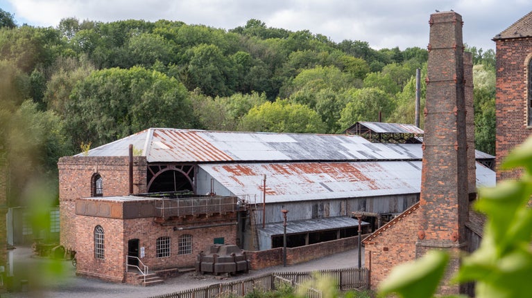 Industrial building at the Ironbridge Gorge Blists Hill site